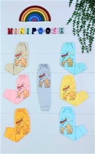 شلوار تک طرح جوجه اردک سایز3،4،5،6