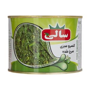 کنسرو سبزی سرخ شده سالی مقدار 450 گرم Sali Fried Fine Herbs Canned 450gr