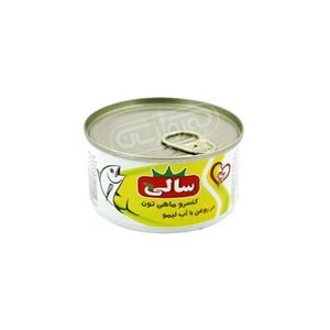 کنسرو ماهی تون در روغن با اب ابلیمو سالی مقدار 180 گرم Sali Tuna Fish In Oil With Lime Juice 180gr 