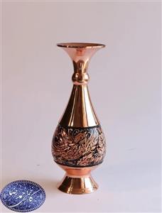 گلدان مس و تراش 20 کاظمی