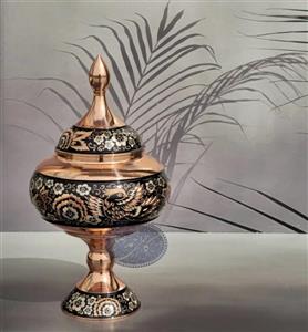 شکلات خوری 22 الماس تراش آبکاری نقره کاظمی 