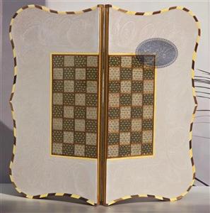 تخته دالبر خاتم و صدف 50 کاظمی 