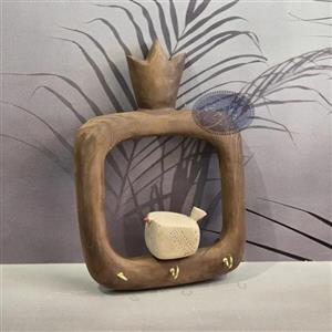 جا کلیدی چوبی پرنده تکی بزرگ کاظمی