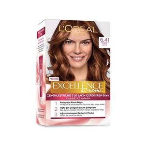 رنگ مو اکسلانس شماره ۶.۴۱ قهوه ای فندقی