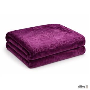 پتو نگار یزد برجسته رنگ بنفش