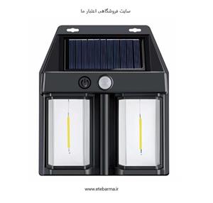 چراغ دیواری خورشیدی مدل سنسوردار کد BK618-2