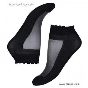 جوراب کف قایقی زنانه رنگ مشکی
