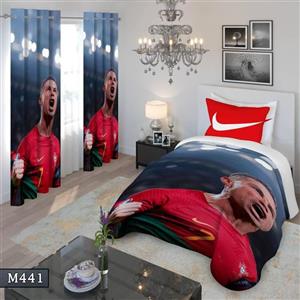 روتختی چاپی یک نفره کودک و نوجوان جنس میکروتنسل ترک طرح رونالدو