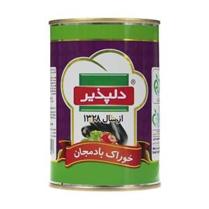 کنسرو خوراک بادمجان دلپذیر مقدار 410 گرم Delpazir Eggplant Dish Canned gr 