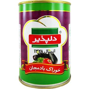 کنسرو خوراک بادمجان دلپذیر مقدار 410 گرم Delpazir Eggplant Dish Canned 410 gr