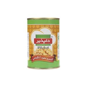 کنسرو نخود ابگوشتی دلپذیر مقدار 420 گرم Delpazir Chick Peas Canned 420gr 