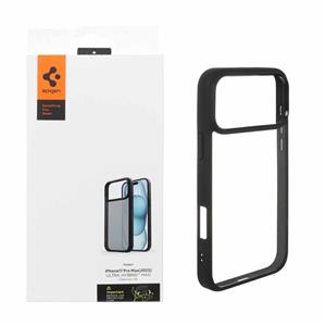 کاور اسپیگن مدل ultra hiybrid مناسب برای گوشی موبایل اپل iphone 17