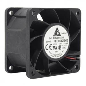 جت فن براشلس DC12V-1.2A دو سیمه FFB0612EHE سایز 6X6X3.8 مارک DELTA 