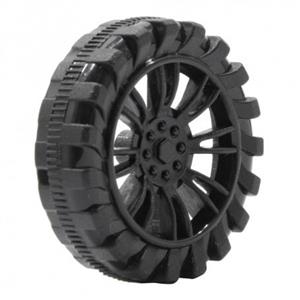 چرخ ربات پلاستیکی کوچک سایز 35x10mm