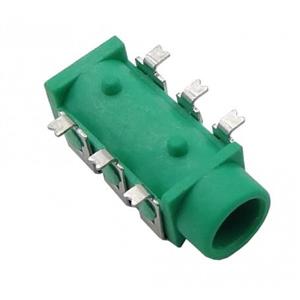 جک هدفون 3.5mm استریو سبز مدل PJ-313D