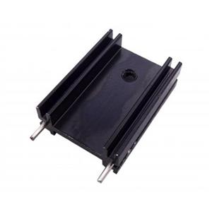 هیت سینک آلومینیومی مشکی TO-220 سایز 25x18x8mm