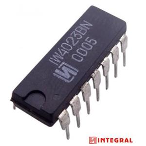 تراشه CD4023BN گیت NAND پکیج DIP مارک INTEGRAL