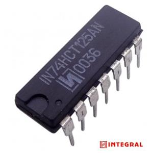 تراشه بافر 74HCT125AN پکیج DIP مارک INTEGRAL 