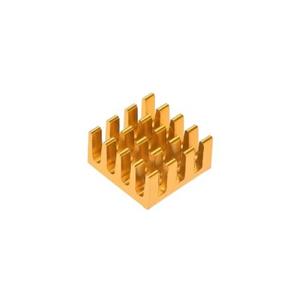 هیت سینک مخصوص پردازنده و تراشه های SMD رنگ طلایی سایز 14x14x7mm