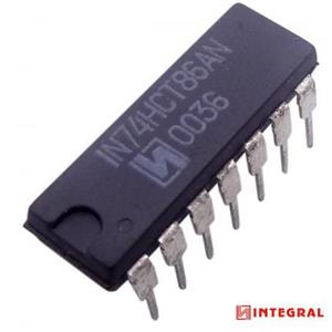 تراشه 74HCT86AN گیت XOR پکیج DIP مارک INTEGRAL