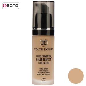 کرم پودر مدل Color Perfect رنگ بژ صدفی حجم 30 میلی لیتر  کالر اکسپرت Color Expert Color Perfect Shell Beige Foundation