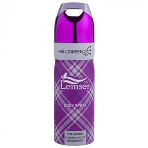 اسپری خوشبو کننده بدن زنانه لمسر مدل Halloween حجم 200 میلی لیتر Lemser Splash For Women 200ml 