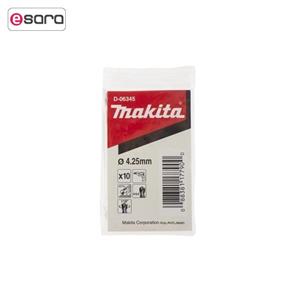 مته فلز ماکیتا مدل D-06345 شماره 4.2 Makita D-06345 HSS Metal Drill Bit No. 4.2