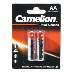 باتری قلمی آلکالاین دوتایی مارک Camelion پک Plus Alkaline