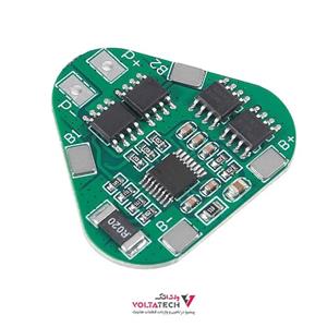 ماژول شارژ و دشارژ BMS باتری لیتیومی 3 سل 8 آمپر مدل HX-3S-03