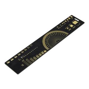 خط کش PCB پکیج های قطعات الکترونیک 20 سانتی متری