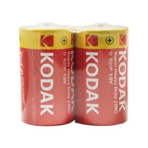باتری بزرگ سایز D دوتایی SUPER HEAVY DUTY ZINK مارک KODAK