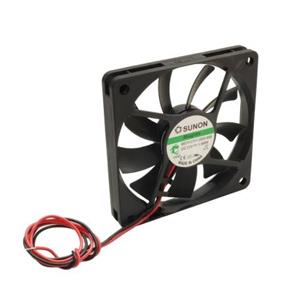 فن 12V دو سیمه سایز 7x7 ضخامت 1.0cm مارک SUNON مدل MB70101V1