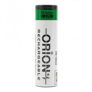 باتری لیتیوم یون 3.7v سایز 18650 سرتخت 1500mAh مارک ORION