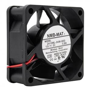 جت فن 12V-0.26A سایز 6x6X2.5 مارک MINEBEA مدل 2410ML-04W-B50 