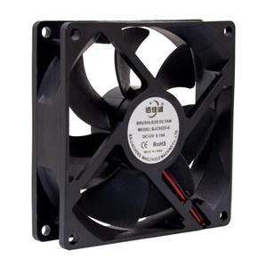 فن 12V دو سیمه سایز 9.2x9.2 ضخامت 2.5CM
