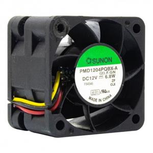جت فن 12V-6.8W سایز 4x4x2.8cm مارک SUNON مدل PMD1204PQBX-A 