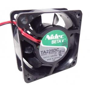 جت فن بلبرینگی 12V-0.58A سایز 6x6x2.5 مارک NIDEC مدل TA225DC M34605-55 