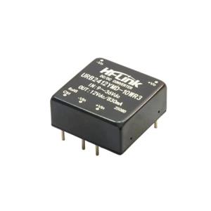 مبدل کاهنده روبردی ایزوله 24V به 12V توان 10W مدل URB2412YMD-10WR3 مارک Hi-Link