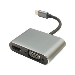 کابل مبدل Type-C به HDMI VGA USB 3.0 PD