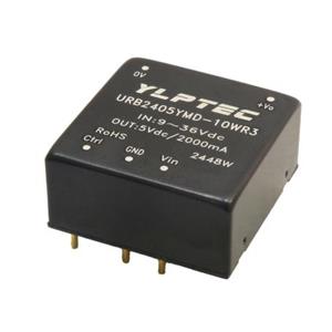 مبدل کاهنده روبردی ایزوله 24VDC به 5VDC توان 10W مدل URB2405YMD-10WR3 مارک YLPTEC