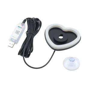 چراغ سوریکاوا RGB نئونی حساس به صدا با ورودی USB دارای اپ طرح Heart