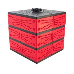 جعبه قطعات 3D print طرح آیسی نیمه اتوماتیک دارای 12 محفظه