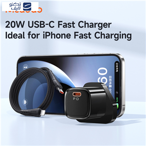 شارژر دیواری مک دودو 20وات مدل Fast Charger kit CH-472 به همراه کابل لایتنینگ 36 وات