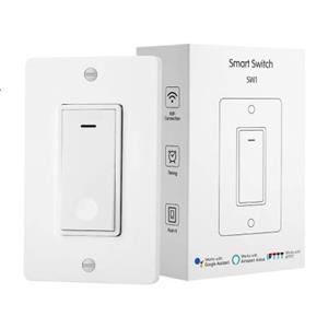 کلید تک پل هوشمند TUYA مدل SW1 دارای ارتباط WiFi