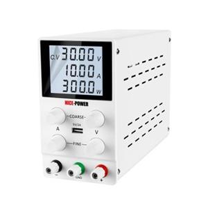 منبع تغذیه دیجیتال 0 تا 30 ولت 10 آمپر NICE-POWER مدل SPS3010D 