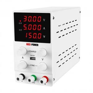منبع تغذیه دیجیتال 0 تا 30 ولت 5 آمپر NICE-POWER مدل SPS305 