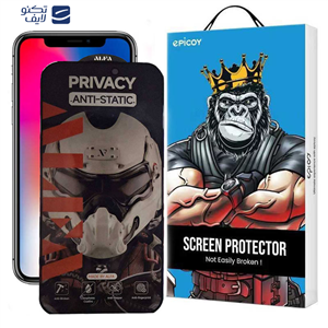 محافظ صفحه نمایش حریم شخصی گوشی اپل iPhone 11 Pro اپیکوی مدل Alpha