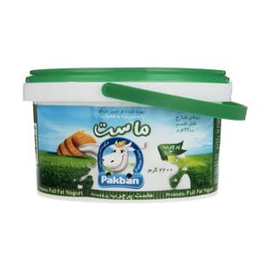 ماست پر چرب پاکبان وزن 2.2 کیلوگرم Pakban Full Fat Yogurt 2.2 kg