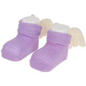 جوراب نوزادی دخترانه طرح انجل کد 2542 Angel 2542 Baby Socks For Girls