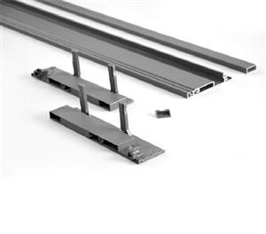لوازم اینر ریل دبل باکس اسلیم با فرانت آلومینیوم و ارتفاع 192 میلیمتر فانتونی کد B192